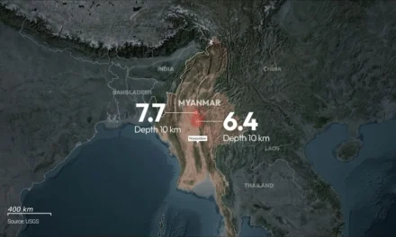 Gempa Myanmar Thailand Menewaskan 23 Orang