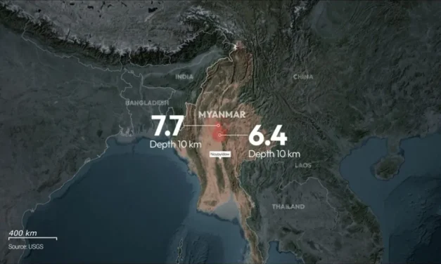 Gempa Myanmar Thailand Menewaskan 23 Orang