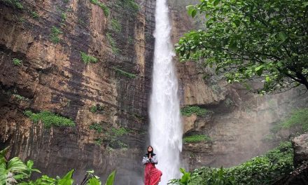Kapas Biru Waterfall Di Lumajang Dengan Pesonanya