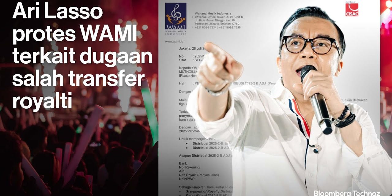 WAMI Kacau: Ari Lasso Terima Royalti Ke Rekening Orang Lain