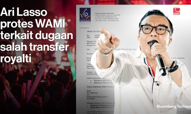 WAMI Kacau: Ari Lasso Terima Royalti Ke Rekening Orang Lain