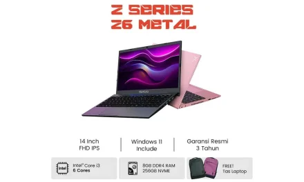 Gaya Flagship, Harga Hemat, Axioo MyBook Z6 Metal Unggul