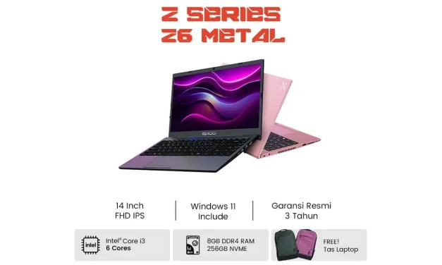Gaya Flagship, Harga Hemat, Axioo MyBook Z6 Metal Unggul
