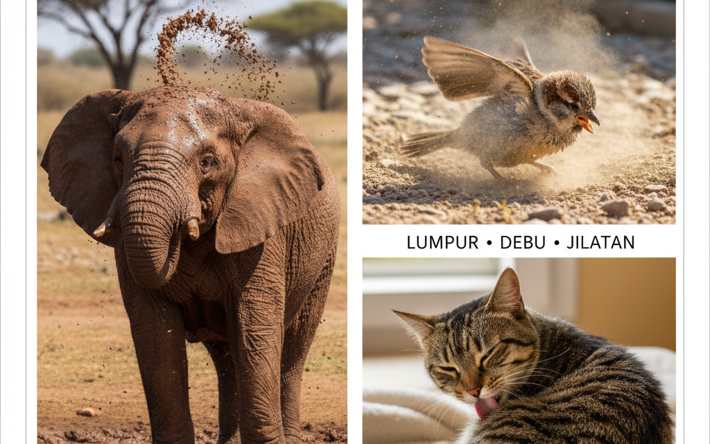 Rahasia Kebersihan Hewan: Lumpur, Debu, Jilatan, Simbiosis Unik